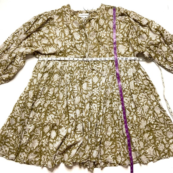 NEW Daughters Of India Kyra Mini Dress In Olive Size XXL - Picture 12 of 12